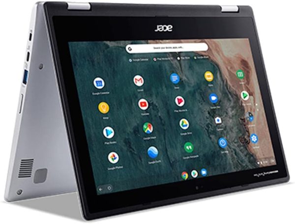 Acer Chromebook Spin 311 Convertible Laptop, Intel Celeron N4020, 11.6" HD Touch, 4GB LPDDR4, 32GB eMMC, Gigabit Wi-Fi 5, Bluetooth 5.0, Google Chrome, CP311-2H-C67 - Image 4