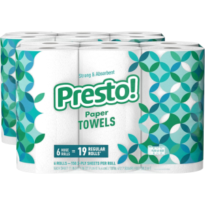 Amazon Brand - Presto! Flex-a-Size Paper Towels