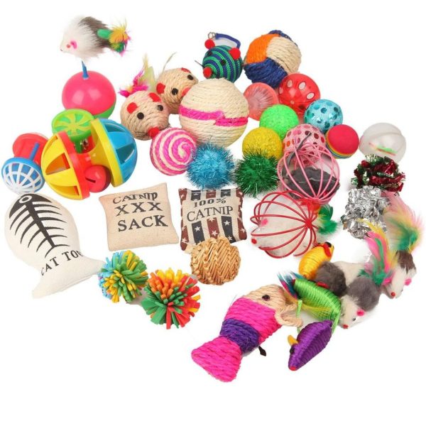 Fashion's Talk Cat Toys Variety Pack for Kitty 20 Pieces