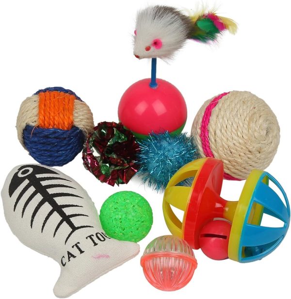 Fashion's Talk Cat Toys Variety Pack for Kitty 20 Pieces - Image 2